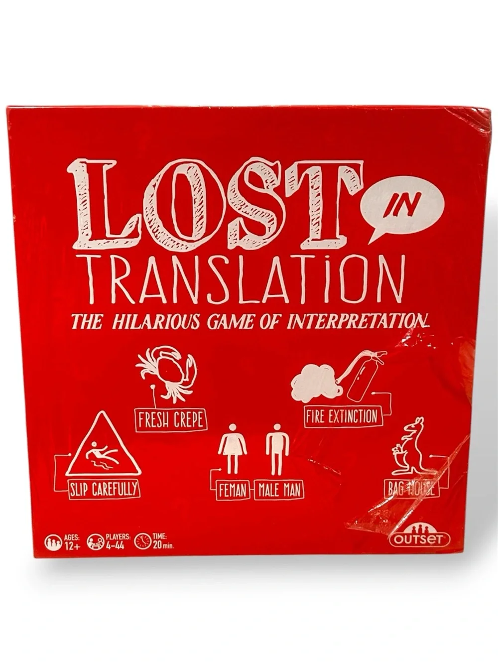 NEW Sealed Lost in Translation Outset Media Party Family Board Game Ages 12+